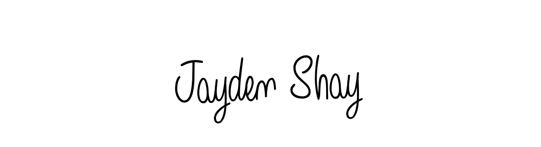 Design your own signature with our free online signature maker. With this signature software, you can create a handwritten (Angelique-Rose-font-FFP) signature for name Jayden Shay. Jayden Shay signature style 5 images and pictures png