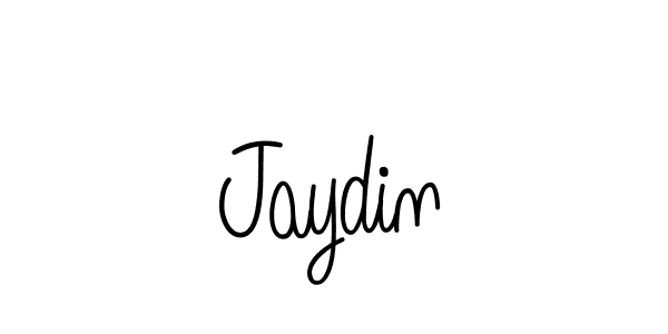 How to make Jaydin name signature. Use Angelique-Rose-font-FFP style for creating short signs online. This is the latest handwritten sign. Jaydin signature style 5 images and pictures png