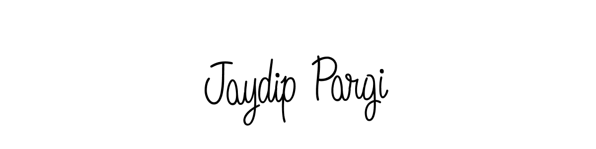 Design your own signature with our free online signature maker. With this signature software, you can create a handwritten (Angelique-Rose-font-FFP) signature for name Jaydip Pargi. Jaydip Pargi signature style 5 images and pictures png