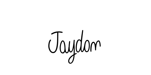 Make a beautiful signature design for name Jaydon. Use this online signature maker to create a handwritten signature for free. Jaydon signature style 5 images and pictures png