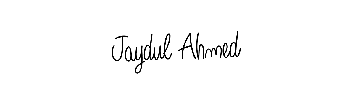 Design your own signature with our free online signature maker. With this signature software, you can create a handwritten (Angelique-Rose-font-FFP) signature for name Jaydul Ahmed. Jaydul Ahmed signature style 5 images and pictures png