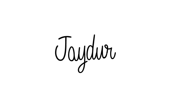 How to make Jaydur name signature. Use Angelique-Rose-font-FFP style for creating short signs online. This is the latest handwritten sign. Jaydur signature style 5 images and pictures png