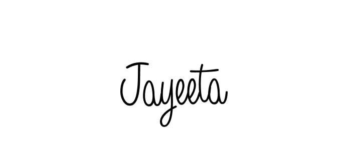 How to make Jayeeta signature? Angelique-Rose-font-FFP is a professional autograph style. Create handwritten signature for Jayeeta name. Jayeeta signature style 5 images and pictures png