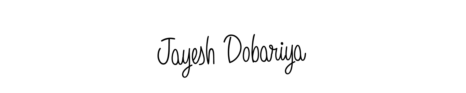 Angelique-Rose-font-FFP is a professional signature style that is perfect for those who want to add a touch of class to their signature. It is also a great choice for those who want to make their signature more unique. Get Jayesh Dobariya name to fancy signature for free. Jayesh Dobariya signature style 5 images and pictures png