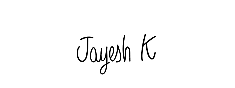 Angelique-Rose-font-FFP is a professional signature style that is perfect for those who want to add a touch of class to their signature. It is also a great choice for those who want to make their signature more unique. Get Jayesh K name to fancy signature for free. Jayesh K signature style 5 images and pictures png