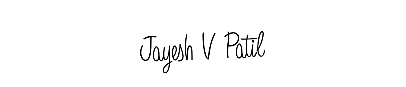 Make a short Jayesh V Patil signature style. Manage your documents anywhere anytime using Angelique-Rose-font-FFP. Create and add eSignatures, submit forms, share and send files easily. Jayesh V Patil signature style 5 images and pictures png
