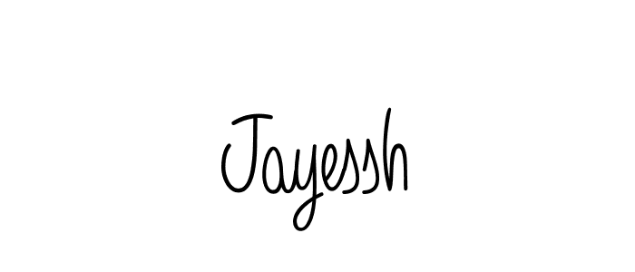 How to make Jayessh name signature. Use Angelique-Rose-font-FFP style for creating short signs online. This is the latest handwritten sign. Jayessh signature style 5 images and pictures png