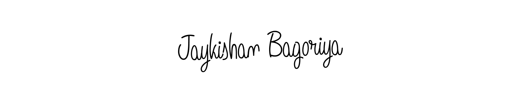 Also we have Jaykishan Bagoriya name is the best signature style. Create professional handwritten signature collection using Angelique-Rose-font-FFP autograph style. Jaykishan Bagoriya signature style 5 images and pictures png
