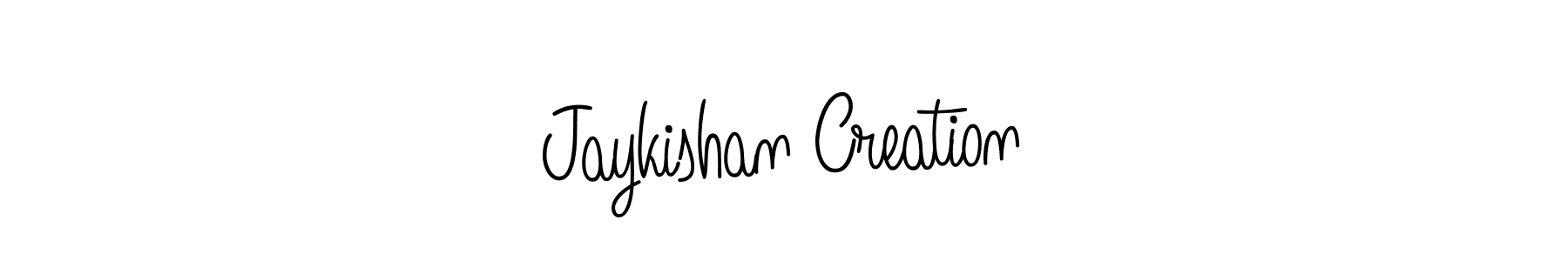 Use a signature maker to create a handwritten signature online. With this signature software, you can design (Angelique-Rose-font-FFP) your own signature for name Jaykishan Creation. Jaykishan Creation signature style 5 images and pictures png