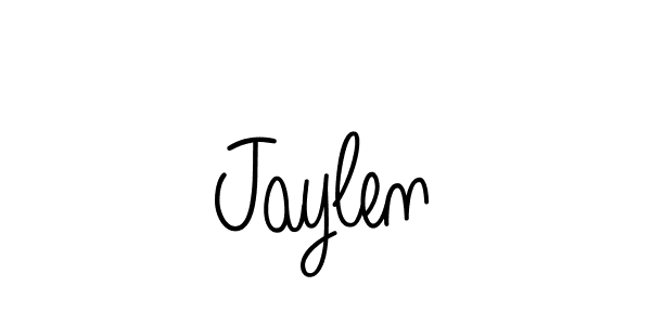 if you are searching for the best signature style for your name Jaylen. so please give up your signature search. here we have designed multiple signature styles  using Angelique-Rose-font-FFP. Jaylen signature style 5 images and pictures png