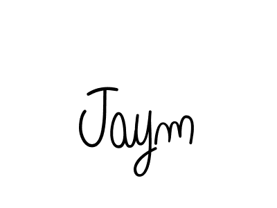Create a beautiful signature design for name Jaym. With this signature (Angelique-Rose-font-FFP) fonts, you can make a handwritten signature for free. Jaym signature style 5 images and pictures png