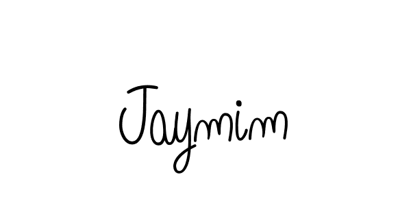 Jaymim stylish signature style. Best Handwritten Sign (Angelique-Rose-font-FFP) for my name. Handwritten Signature Collection Ideas for my name Jaymim. Jaymim signature style 5 images and pictures png