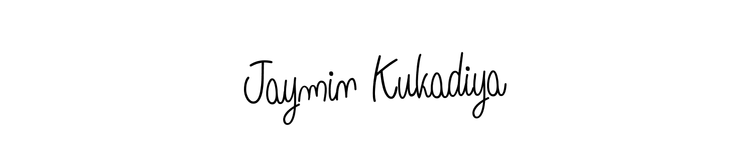 This is the best signature style for the Jaymin Kukadiya name. Also you like these signature font (Angelique-Rose-font-FFP). Mix name signature. Jaymin Kukadiya signature style 5 images and pictures png