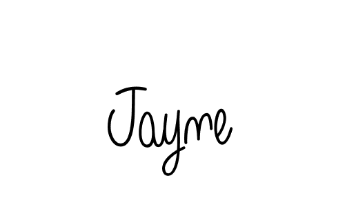 You should practise on your own different ways (Angelique-Rose-font-FFP) to write your name (Jayne) in signature. don't let someone else do it for you. Jayne signature style 5 images and pictures png