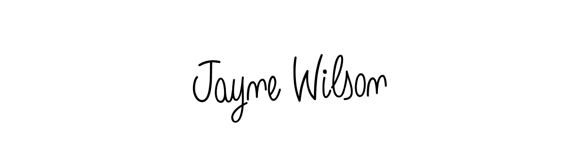 The best way (Angelique-Rose-font-FFP) to make a short signature is to pick only two or three words in your name. The name Jayne Wilson include a total of six letters. For converting this name. Jayne Wilson signature style 5 images and pictures png