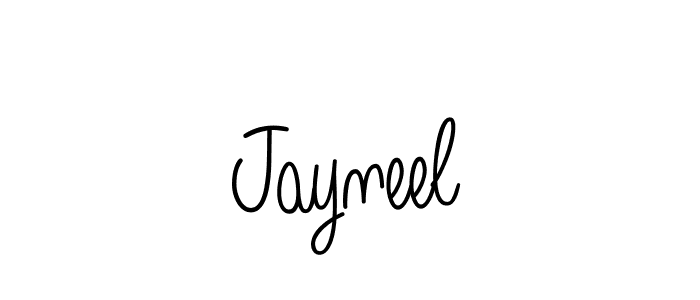 Use a signature maker to create a handwritten signature online. With this signature software, you can design (Angelique-Rose-font-FFP) your own signature for name Jayneel. Jayneel signature style 5 images and pictures png