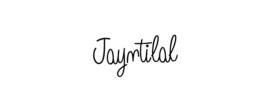 Make a beautiful signature design for name Jayntilal. With this signature (Angelique-Rose-font-FFP) style, you can create a handwritten signature for free. Jayntilal signature style 5 images and pictures png