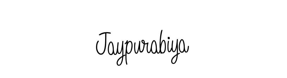 How to make Jaypurabiya signature? Angelique-Rose-font-FFP is a professional autograph style. Create handwritten signature for Jaypurabiya name. Jaypurabiya signature style 5 images and pictures png