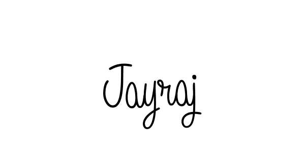 Use a signature maker to create a handwritten signature online. With this signature software, you can design (Angelique-Rose-font-FFP) your own signature for name Jayraj. Jayraj signature style 5 images and pictures png