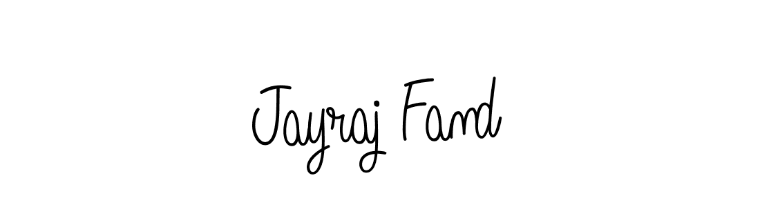 Design your own signature with our free online signature maker. With this signature software, you can create a handwritten (Angelique-Rose-font-FFP) signature for name Jayraj Fand. Jayraj Fand signature style 5 images and pictures png