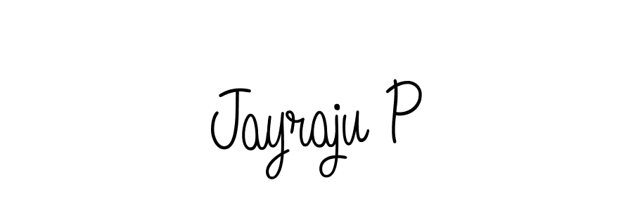Jayraju P stylish signature style. Best Handwritten Sign (Angelique-Rose-font-FFP) for my name. Handwritten Signature Collection Ideas for my name Jayraju P. Jayraju P signature style 5 images and pictures png