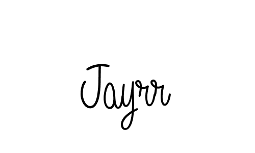 Create a beautiful signature design for name Jayrr. With this signature (Angelique-Rose-font-FFP) fonts, you can make a handwritten signature for free. Jayrr signature style 5 images and pictures png