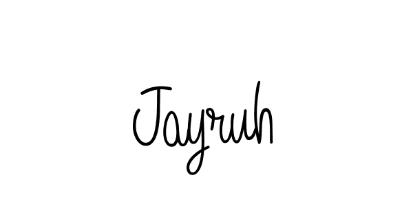 How to make Jayruh signature? Angelique-Rose-font-FFP is a professional autograph style. Create handwritten signature for Jayruh name. Jayruh signature style 5 images and pictures png