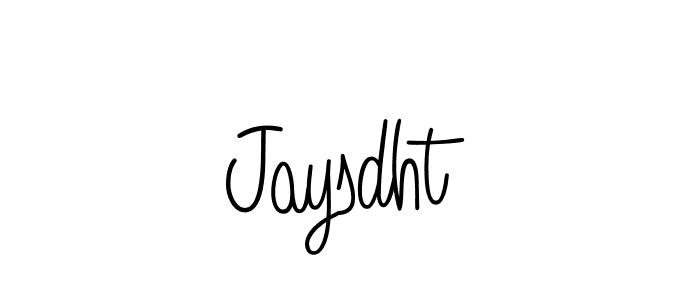 You should practise on your own different ways (Angelique-Rose-font-FFP) to write your name (Jaysdht) in signature. don't let someone else do it for you. Jaysdht signature style 5 images and pictures png