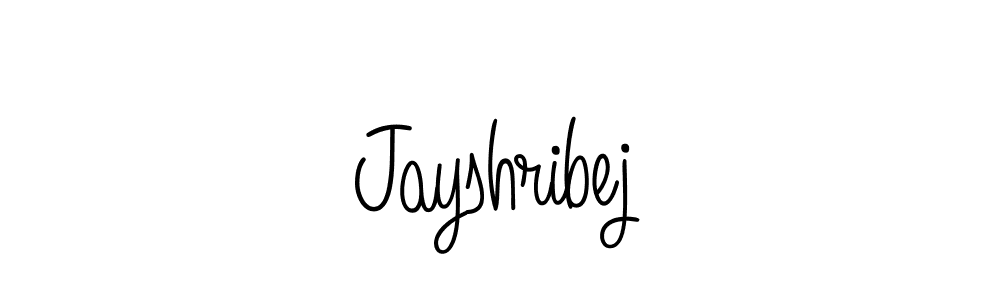 Use a signature maker to create a handwritten signature online. With this signature software, you can design (Angelique-Rose-font-FFP) your own signature for name Jayshribej. Jayshribej signature style 5 images and pictures png