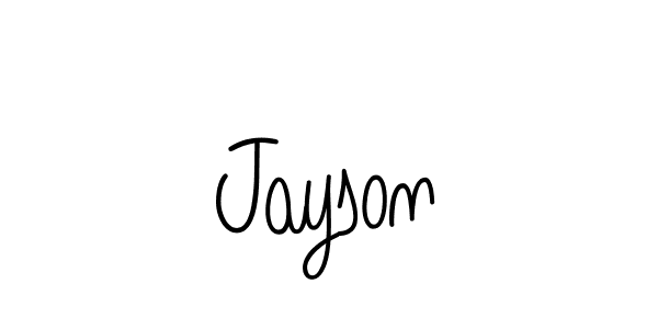 How to make Jayson name signature. Use Angelique-Rose-font-FFP style for creating short signs online. This is the latest handwritten sign. Jayson signature style 5 images and pictures png