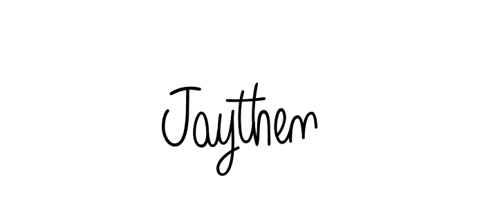 How to Draw Jaythen signature style? Angelique-Rose-font-FFP is a latest design signature styles for name Jaythen. Jaythen signature style 5 images and pictures png