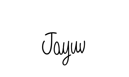 Create a beautiful signature design for name Jayuv. With this signature (Angelique-Rose-font-FFP) fonts, you can make a handwritten signature for free. Jayuv signature style 5 images and pictures png