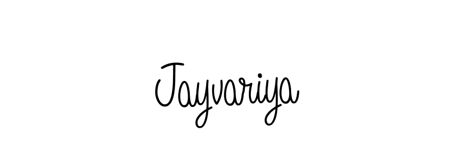 if you are searching for the best signature style for your name Jayvariya. so please give up your signature search. here we have designed multiple signature styles  using Angelique-Rose-font-FFP. Jayvariya signature style 5 images and pictures png