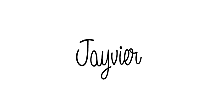 How to Draw Jayvier signature style? Angelique-Rose-font-FFP is a latest design signature styles for name Jayvier. Jayvier signature style 5 images and pictures png