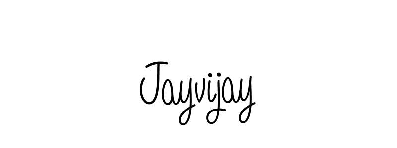 Also we have Jayvijay name is the best signature style. Create professional handwritten signature collection using Angelique-Rose-font-FFP autograph style. Jayvijay signature style 5 images and pictures png