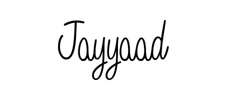 An effortless, minimalist signature concept for Jayyaad using Angelique-Rose-font-FFP design. Clean lines that look great on any document. Jayyaad signature style 5 images and pictures png