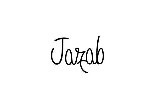 Make a beautiful signature design for name Jazab. Use this online signature maker to create a handwritten signature for free. Jazab signature style 5 images and pictures png