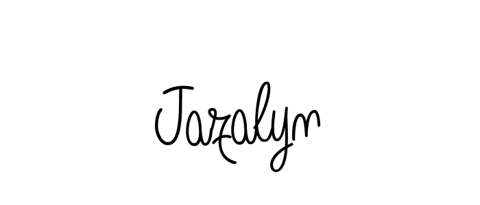 You can use this online signature creator to create a handwritten signature for the name Jazalyn. This is the best online autograph maker. Jazalyn signature style 5 images and pictures png