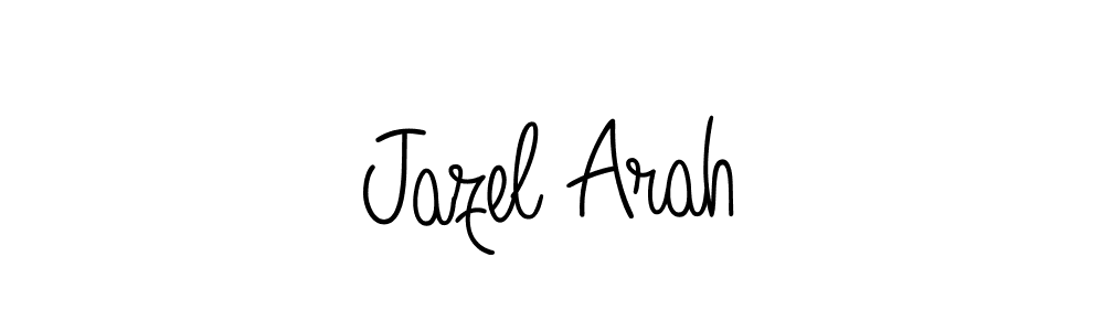 Create a beautiful signature design for name Jazel Arah. With this signature (Angelique-Rose-font-FFP) fonts, you can make a handwritten signature for free. Jazel Arah signature style 5 images and pictures png
