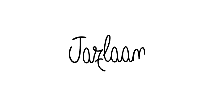 Create a beautiful signature design for name Jazlaan. With this signature (Angelique-Rose-font-FFP) fonts, you can make a handwritten signature for free. Jazlaan signature style 5 images and pictures png