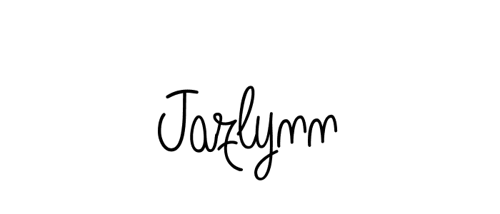 How to Draw Jazlynn signature style? Angelique-Rose-font-FFP is a latest design signature styles for name Jazlynn. Jazlynn signature style 5 images and pictures png