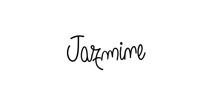 Create a beautiful signature design for name Jazmine. With this signature (Angelique-Rose-font-FFP) fonts, you can make a handwritten signature for free. Jazmine signature style 5 images and pictures png