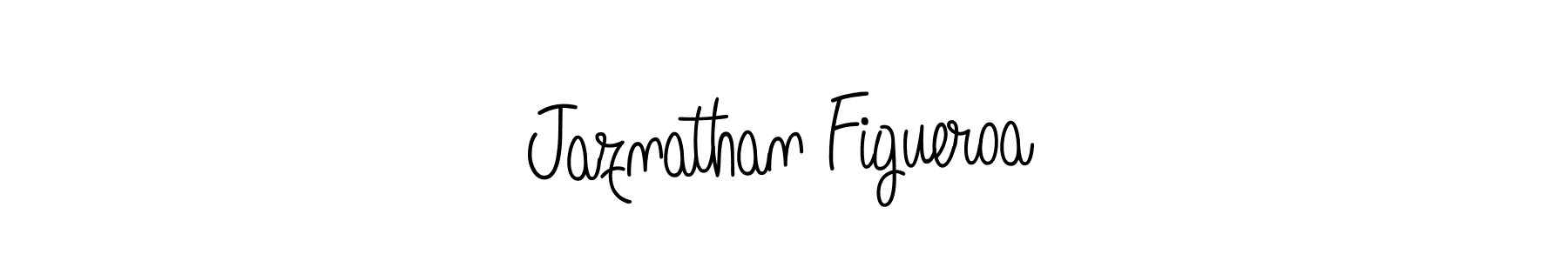 Make a beautiful signature design for name Jaznathan Figueroa. With this signature (Angelique-Rose-font-FFP) style, you can create a handwritten signature for free. Jaznathan Figueroa signature style 5 images and pictures png