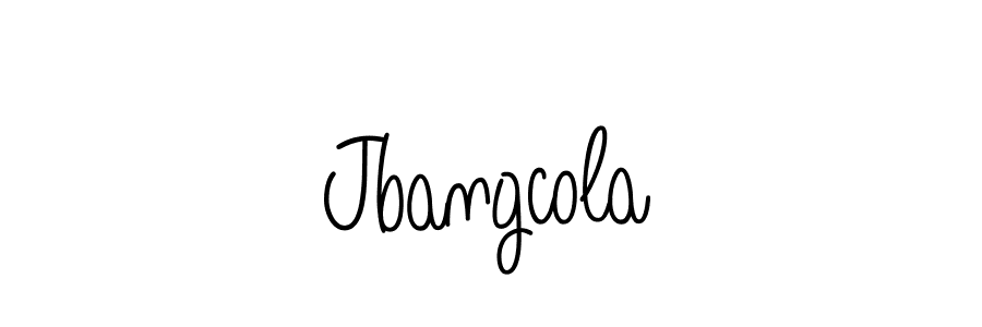 How to make Jbangcola name signature. Use Angelique-Rose-font-FFP style for creating short signs online. This is the latest handwritten sign. Jbangcola signature style 5 images and pictures png