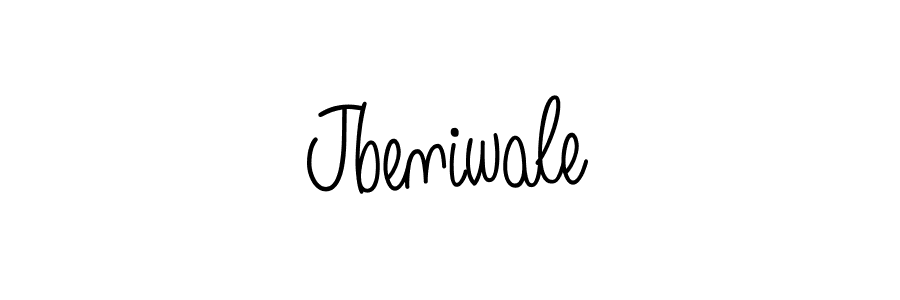 How to make Jbeniwale signature? Angelique-Rose-font-FFP is a professional autograph style. Create handwritten signature for Jbeniwale name. Jbeniwale signature style 5 images and pictures png