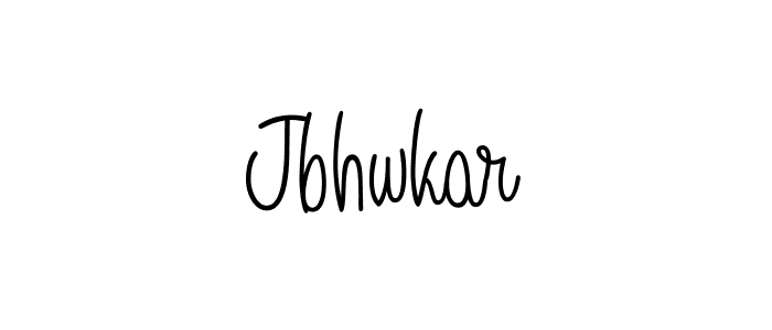 Design your own signature with our free online signature maker. With this signature software, you can create a handwritten (Angelique-Rose-font-FFP) signature for name Jbhwkar. Jbhwkar signature style 5 images and pictures png