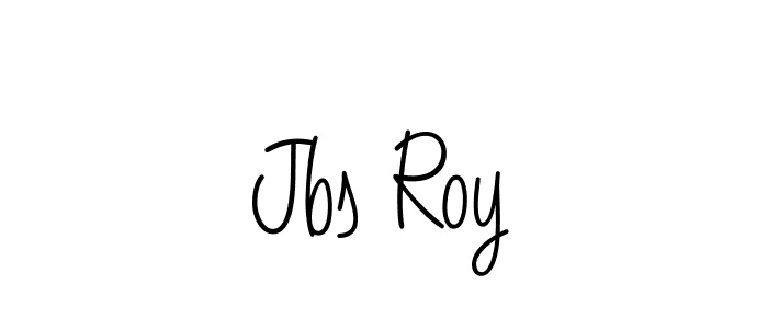 Make a beautiful signature design for name Jbs Roy. With this signature (Angelique-Rose-font-FFP) style, you can create a handwritten signature for free. Jbs Roy signature style 5 images and pictures png