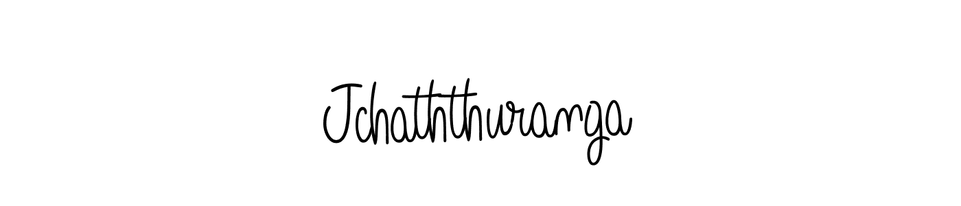 Use a signature maker to create a handwritten signature online. With this signature software, you can design (Angelique-Rose-font-FFP) your own signature for name Jchaththuranga. Jchaththuranga signature style 5 images and pictures png