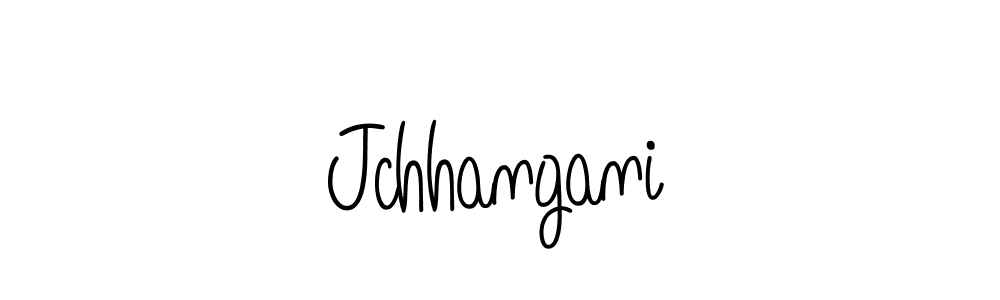 Make a beautiful signature design for name Jchhangani. With this signature (Angelique-Rose-font-FFP) style, you can create a handwritten signature for free. Jchhangani signature style 5 images and pictures png