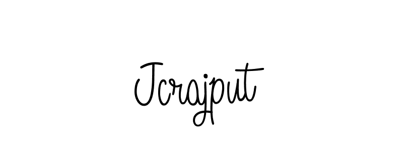 How to make Jcrajput signature? Angelique-Rose-font-FFP is a professional autograph style. Create handwritten signature for Jcrajput name. Jcrajput signature style 5 images and pictures png